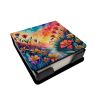 Colorful Alstroemerias PU Leather Note Paper Holder with Artist-Designed Cover, Desk Accessory, Office Gift