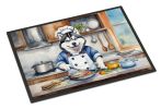 Siberian Husky The Chef Doormat Front Door Mat Indoor Outdoor Rugs for Entryway, Non Slip Washable Low Pile, 24H X 36W