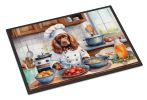 Sussex Spaniel The Chef Doormat Front Door Mat Indoor Outdoor Rugs for Entryway, Non Slip Washable Low Pile, 24H X 36W