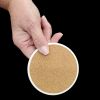 American Water Spaniel Luau Large Sandstone Coasters Pack of 4 Absorbent Round Coasters Decor Gifts for Men or Women, 4 in, Multicolor