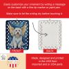 Coton de Tulear My Angel Porcelain Ornament Christmas Tree Hanging Decorations for Home Christmas Holiday, Rectangle, Gift, Multicolor