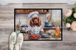 Sussex Spaniel The Chef Doormat Front Door Mat Indoor Outdoor Rugs for Entryway, Non Slip Washable Low Pile, 24H X 36W
