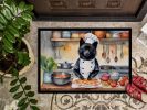 Schipperke The Chef Doormat Front Door Mat Indoor Outdoor Rugs for Entryway, Non Slip Washable Low Pile, 24H X 36W