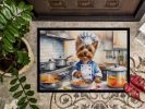 Silky Terrier The Chef Doormat Front Door Mat Indoor Outdoor Rugs for Entryway, Non Slip Washable Low Pile, 24H X 36W