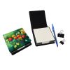 Missouri Hawthorns in Watercolor PU Leather Note Paper Holder with Artist-Designed Cover, Desk Accessory, Office Gift